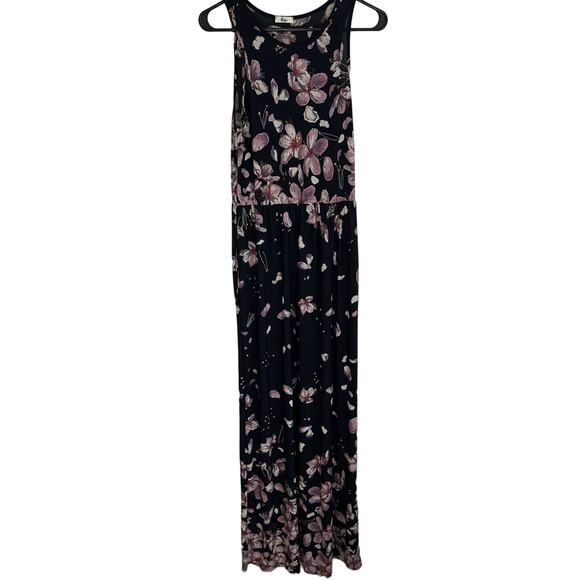 Egy Woman’s Dress Maxi Medium Pockets Floral - Picture 1 of 6